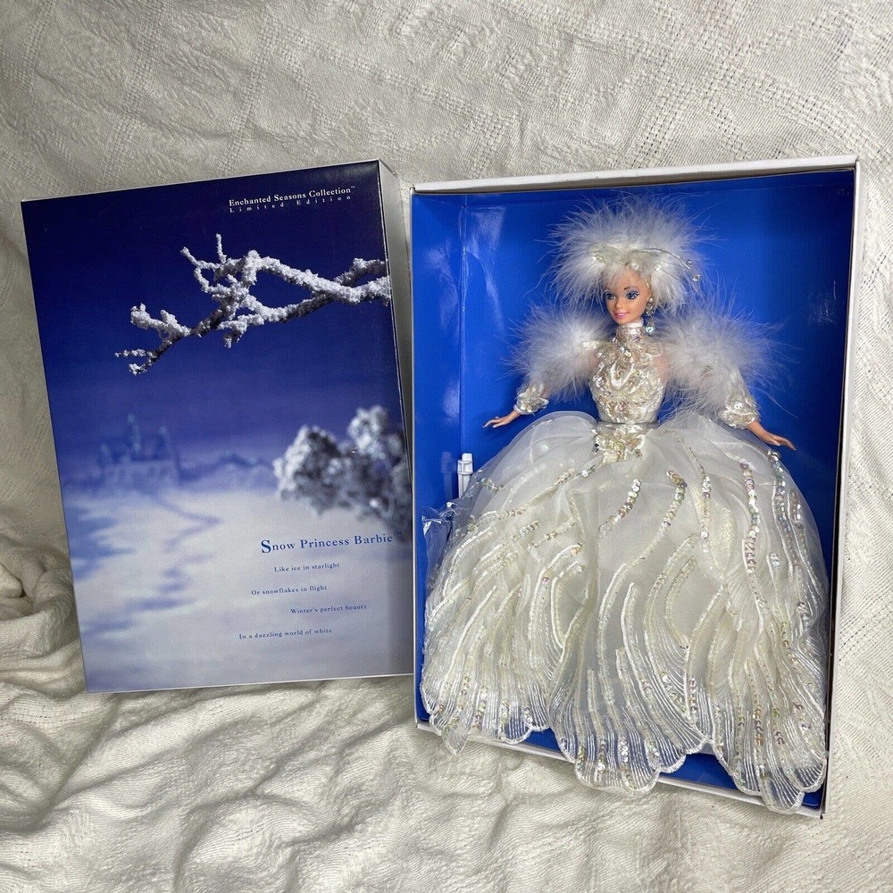 Barbie Snow Princess Doll 1994 Enchanted Seasons Holiday Collection #11875
